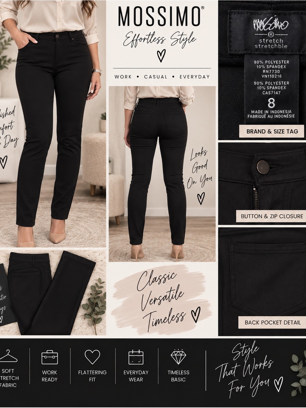 Mossimo Supply Co. Skinny Black Women's Jeans